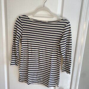 Marine Layer Striped 3/4 sleeve top